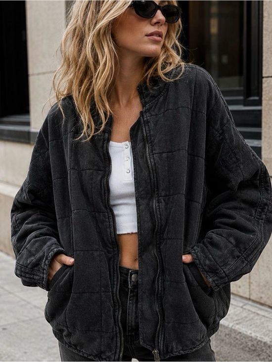 Free People Jackets & Blazers - Free People Dolman Quilted Jacket